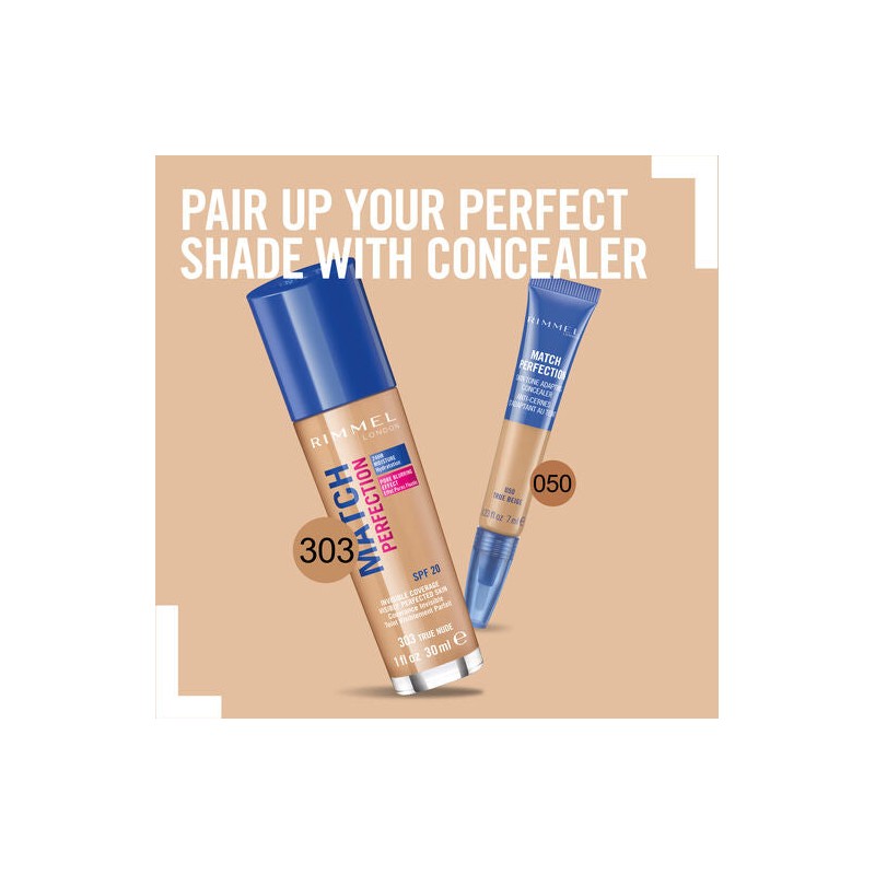 Rimmel Match Perfection Foundation 303 True Nude