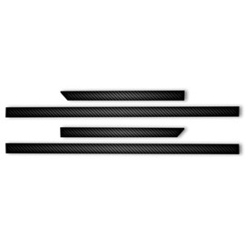 Upgrade Your Auto 4pc Carbon Fiber 1 1/2" Body Side Molding Trim for Ford Explorer 2011-2019