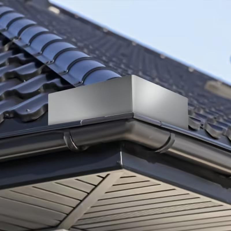 4 PCS Gutter Valley Splash Guards,Rain Gutter Valley Roofing Gutter