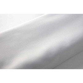 WG WHITE ANTI-BACTERIAL FABRIC SHOWER EXTRA LONG AND EXTRA WIDE AND EXTRA SHORT CURTAIN WITH WEIGHTED HEM - VARIOUS SIZES - MACHINE WASHABLE (240 CM WIDE X 180 CM LONG)