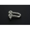 3/8" Chain Shackle Clevis Bow Ring 316 Stainless Steel for