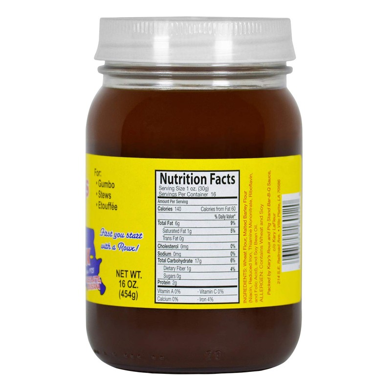 Kary's Dark Roux 16 oz Jar