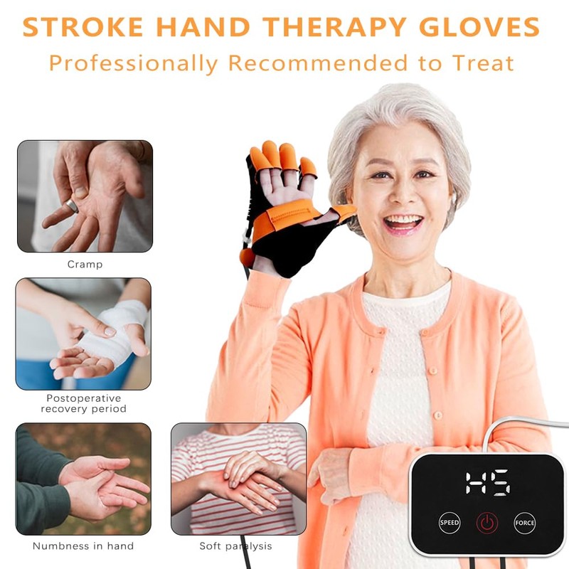 JBMBHC Finger and Hand Function Workout Recovery Device, Robotic Rehabilitative