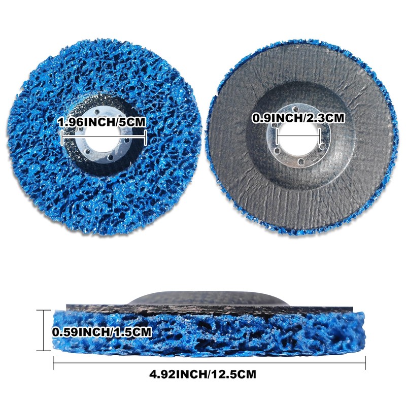 SPEPY 5 PCS 125mm/4.92 Inch Angle Grinder Discs Durable Carbide