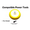 Pro-Graad 8" Premium Hook and Loop Backing Plate for Sanding,