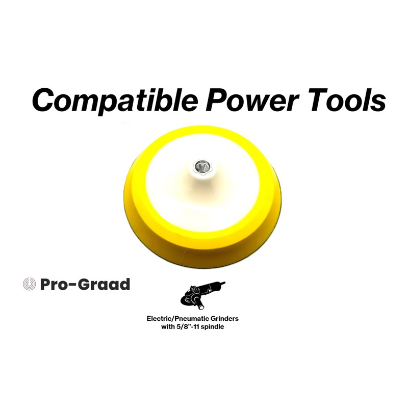 Pro-Graad 8" Premium Hook and Loop Backing Plate for Sanding,