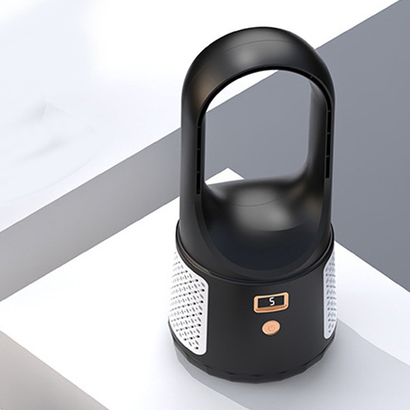 USB Desk Fan 6 Speeds Wind Quiet Portable Bladeless Cooling