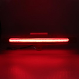 HTZCMOTO LED Third Brake Light Fits for Mustang 2010/2011/2012/2013/2014, Red Lens High Mount Stop Light