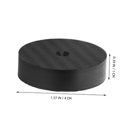 SHINEOFI Carbon Fiber Speaker Spike Pads Shockproof Isolation Feet for Amplifiers Bookshelf Speakers Noise Reduction Vibration Control for Enhanced Audio Quality