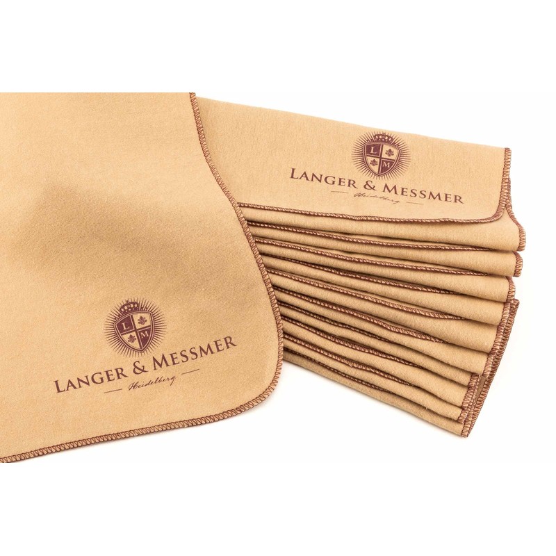 Langer & Messmer Polishing Cloth for Smooth Leather 100% Cotton