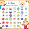 300Pcs Reward Stickers for Teachers Waterproof Vinyl 100 Styles –