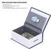 Book Safe with Key Lock, Mini Safe Box Simulation Book