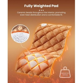 Bob And Brad Weighted Heating Pad Far Infrared Therapy Neck Shouder Legs Relief ETL Certified
