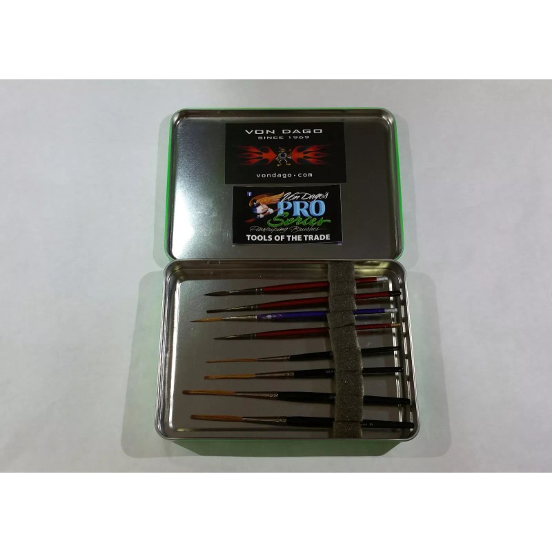 Von Dago "Pro-Series" / Andrew Mack LEAK PROOF Metal BRUSH