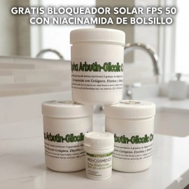 3 Cremas Desmanchadoras Arbutina +bloqueador Gratis Bolsillo