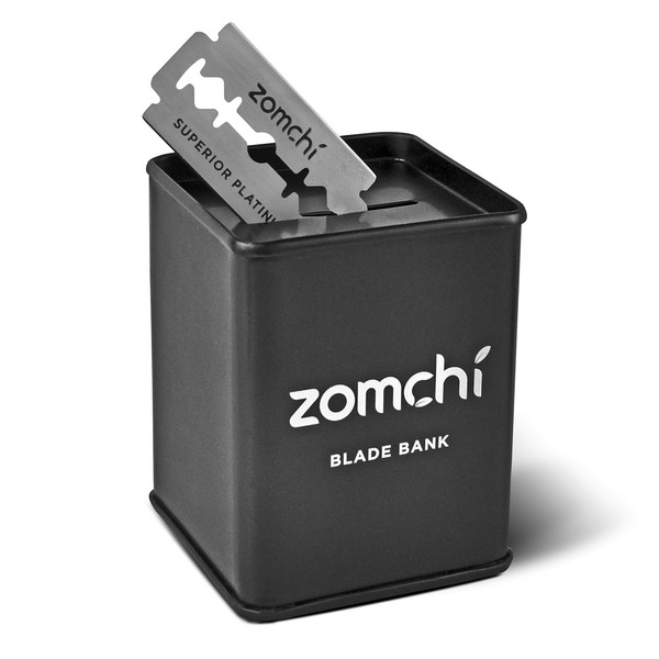 Zomchi Razor Blade Bank for Safety Razor Blade Storagement, Used Double Edge Safety Razor Blade Disposal Case