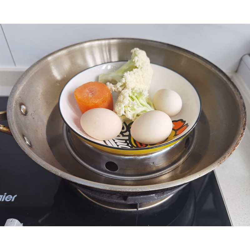 IEUYO Universal Wok Ring Stand - Sturdy Stainless Steel Support