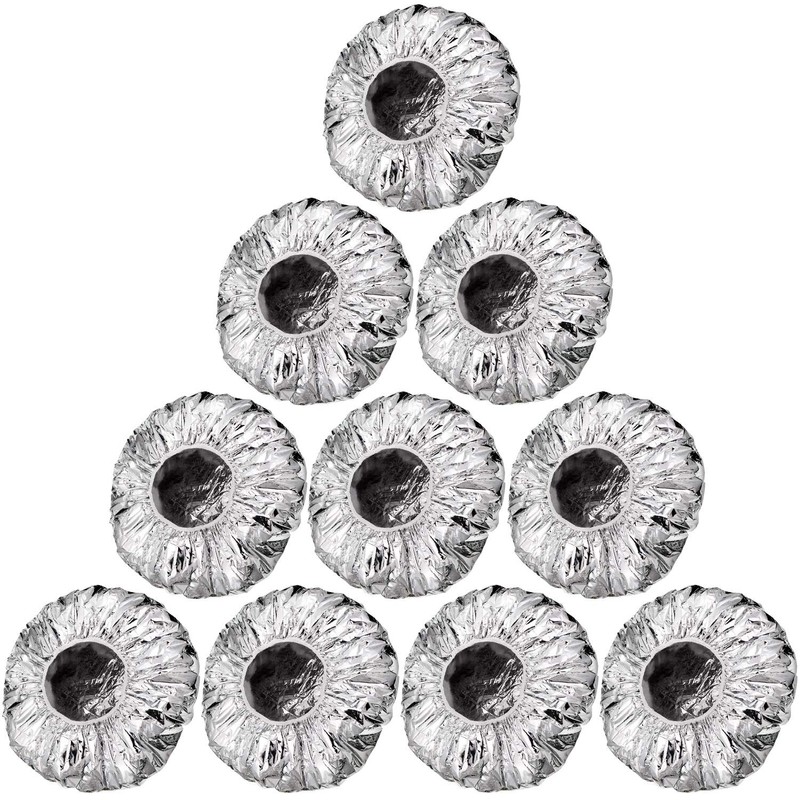 12 gorras de aluminio para acondicionamiento profundo, reutilizables, para el