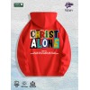 CHRIST ALONE Graphic Hoodie 100% Cotton US Warehouse 7 ColorsColor: