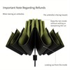 Generisch [12 Ribs Extra Large] 125cm Large Umbrella is Enlarged,