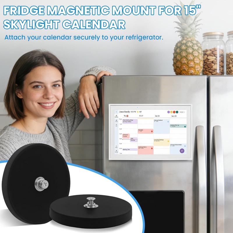 Magnet Mount Compatible with Skylight Calendar 15.6 Inch, Works with