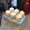 Luminara Flickering Rechargeable Tea Light Flameless Led Candles for Birthday