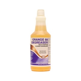 DENCO DISTRIBUTING, INC. Warsaw Orange 88 Degreaser - Quart Size - 12 Bottles Per Case - Heavy Duty Cleaner Degreaser for Industrial Applications (12)