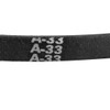 sourcing map A-33 V-belt, 33 inch pitch length, A-profile rubber