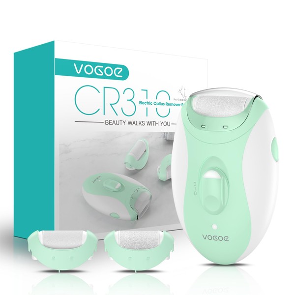 VOGOE Electric Callus Remover, Callus Removal Foot Set, Rechargeable with