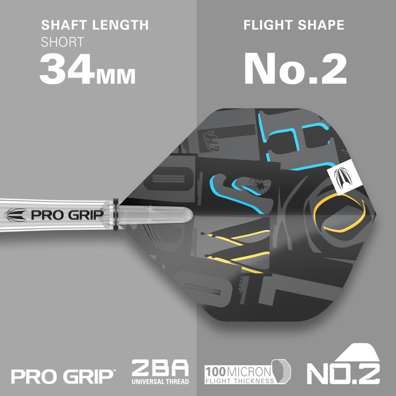 Target Darts Chris Dobey G1 19G 90% Tungsten Soft Tip