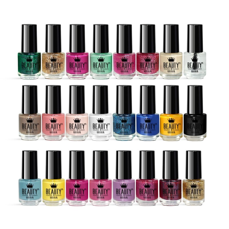 Beauty4Britain Nail Polish Set Olivia Complete Colour Set 48 Bright