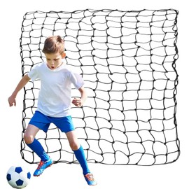 100 x 100cm Football Soccer Net, Rebounder Replacement Net Practise Football Training Replacement Net, Replacement Goal Nets for Goals with Trapezoidal Sides (Net Only)