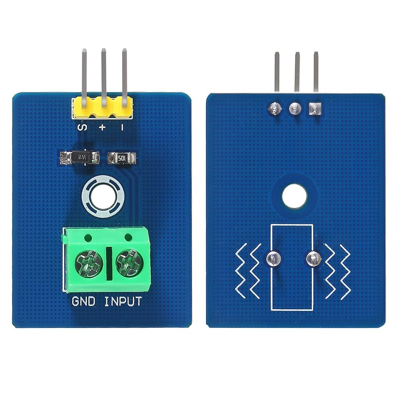 XIITIA 12pcs Piezoelectric Sensor Analog Ceramic Vibration Sensor Module 3.3V/5V