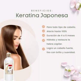 Excelle Liss 250ml Keratina Japonesa Cirugía Capilar Alaciado Prof.