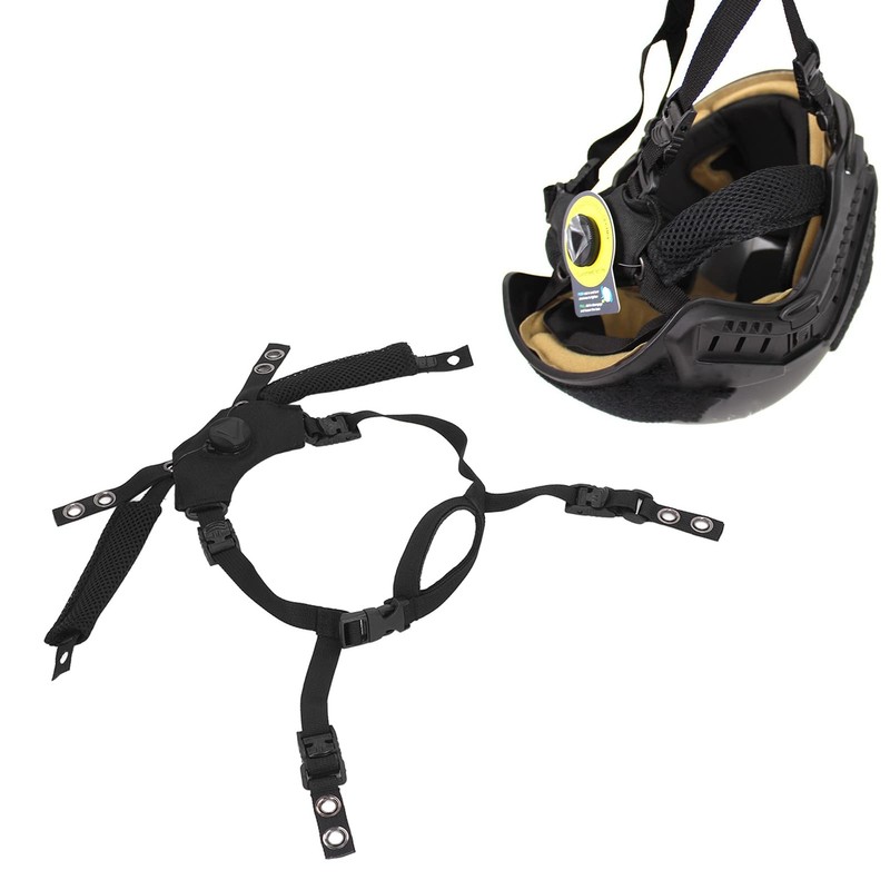 banapoy Chin Strap for Helmets, Adjustable Tactical Helmet Suspension System,