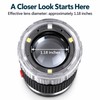 30X Pocket Magnifier – LED & UV Loupe with Adjustable