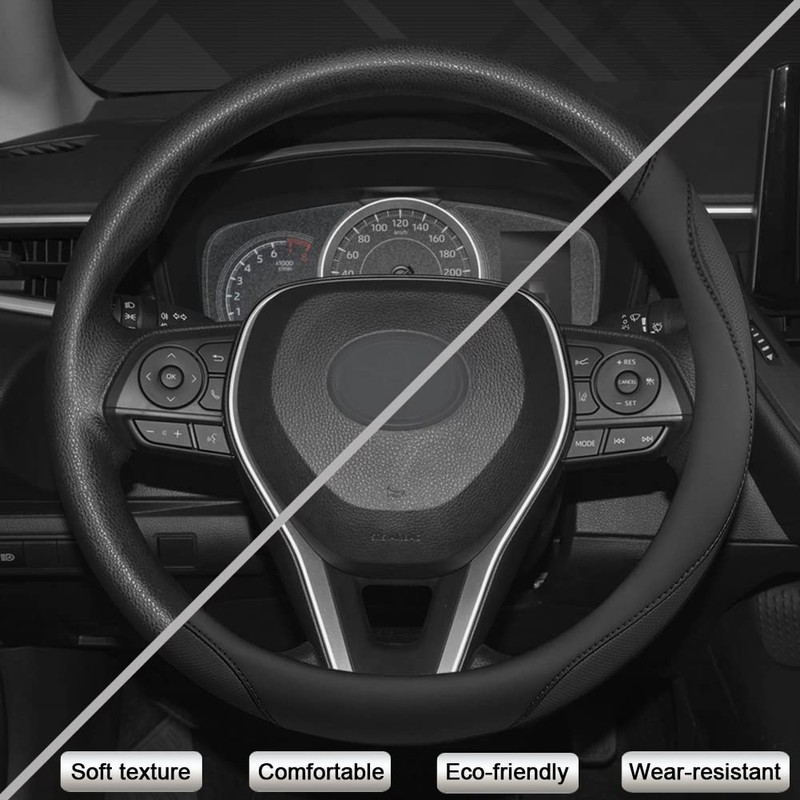 West Llama Customized Auto Car Steering Wheel Cover for Toyota