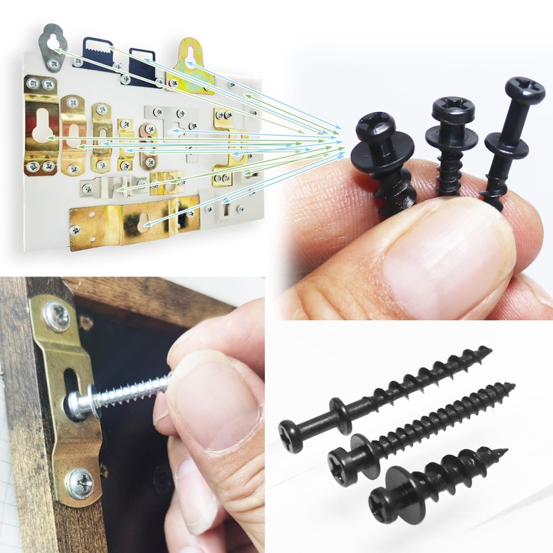 laffeya Bear Claw Picture Hangers, Multi-Purpose Double-Headed Screws