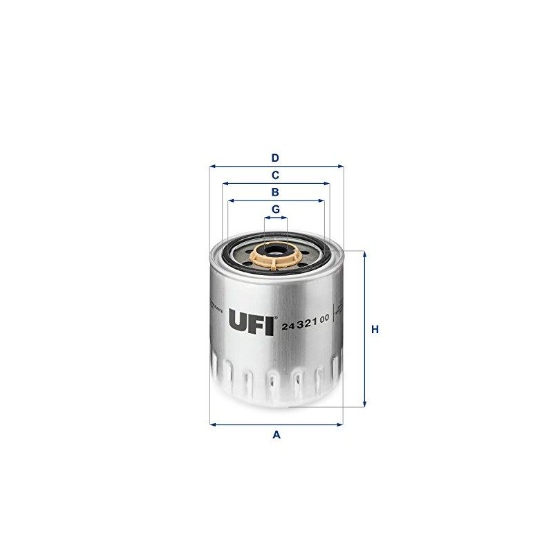 Ufi Filters 24.321.00 Fuel Filter