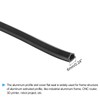 sourcing map Aluminium Profile Slotted Lid 3 M 6 mm