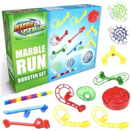 Unbranded Marble Run Booster Set - 20 Pieces Total (Marbles Not Included)