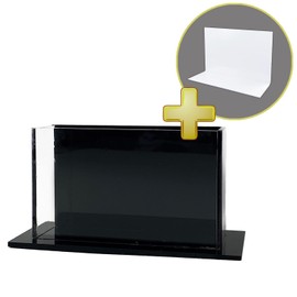 Medaka Acrylic Yokomi Case for Sorting and Photography (with white background plate) (M)