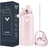 E T EASYTAO Termos para Agua con 2 Tapas, 32OZ