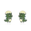 Dinosaur Earrings Sterling Silver Dinosaur Stud Earrings Dinosaur Jewellery Birthday