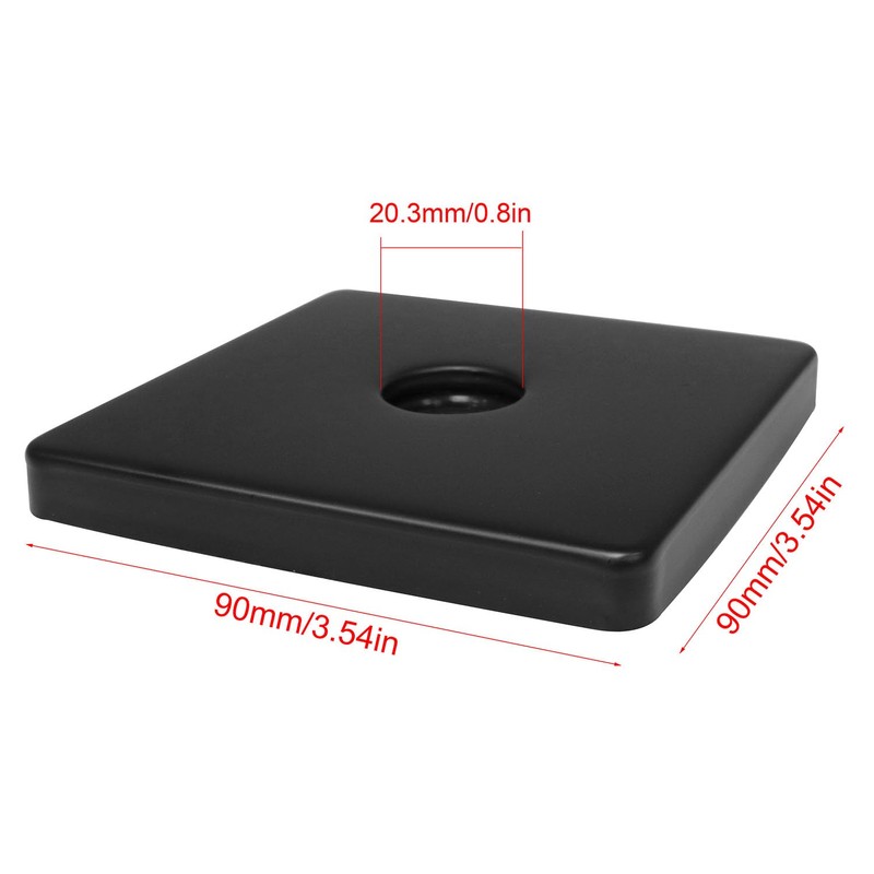 Zangc 3.5 "Square Shower Arm Flange Shower Flange Cover Plate