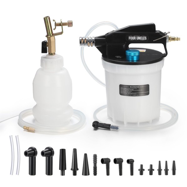 FOUR UNCLES 2L Brake Bleeder Vacuum Pump Kit - Pneumatic