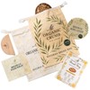 Organic Crumb Reusable Bread Bags for Homemade Bread (5 in