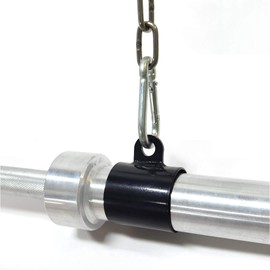 Single Eyelet Landmine Attachment with Chain Fits 2 inch Olympic Bars T-bar Row Attachment