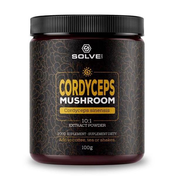 Solve Labs® ● Organic Cordyceps Extract Powder ● 43% Beta-D