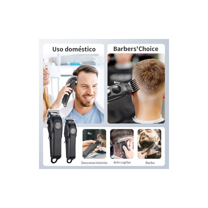 JESWO 21 en 1 Kit de Maquina para Cortar Cabello,